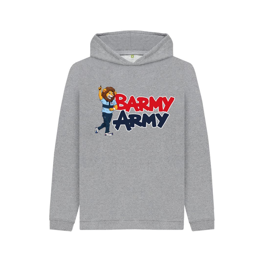 Athletic Grey Barmy Army Mascot Send Off Hoody - Juniors