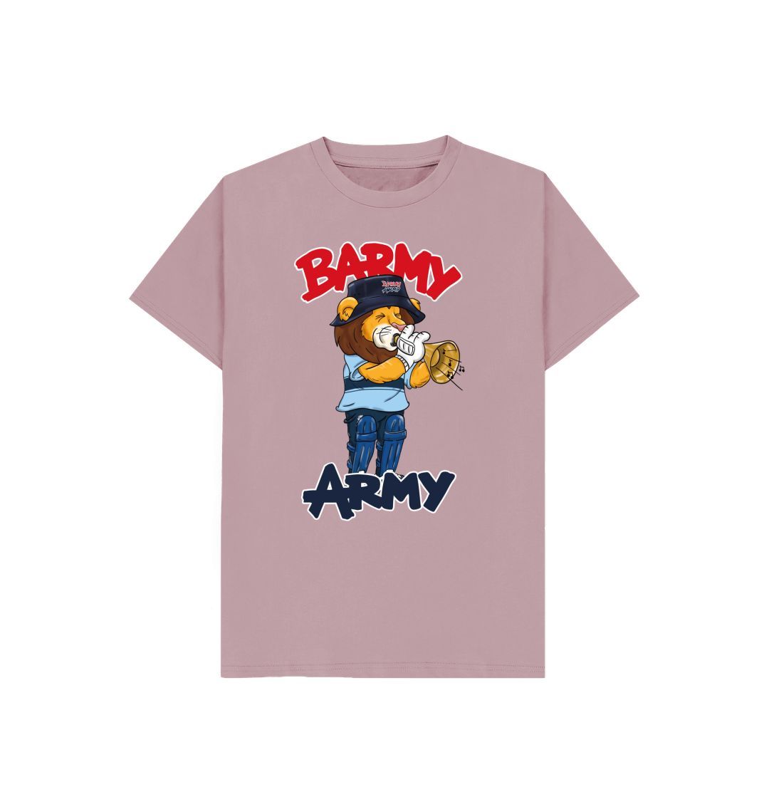 Mauve Barmy Army Trumpet Mascot Tees - Juniors