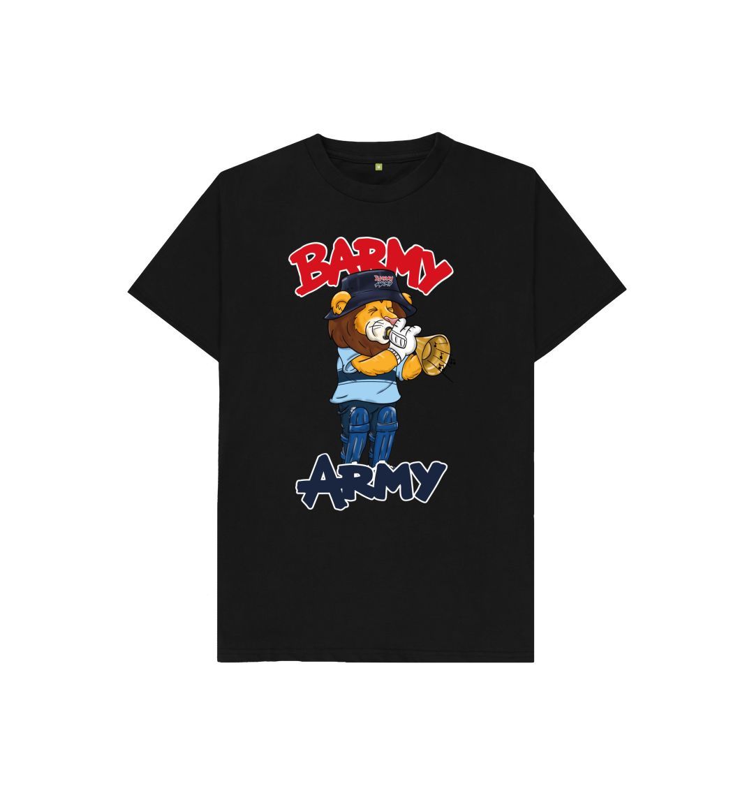 Black Barmy Army Trumpet Mascot Tees - Juniors