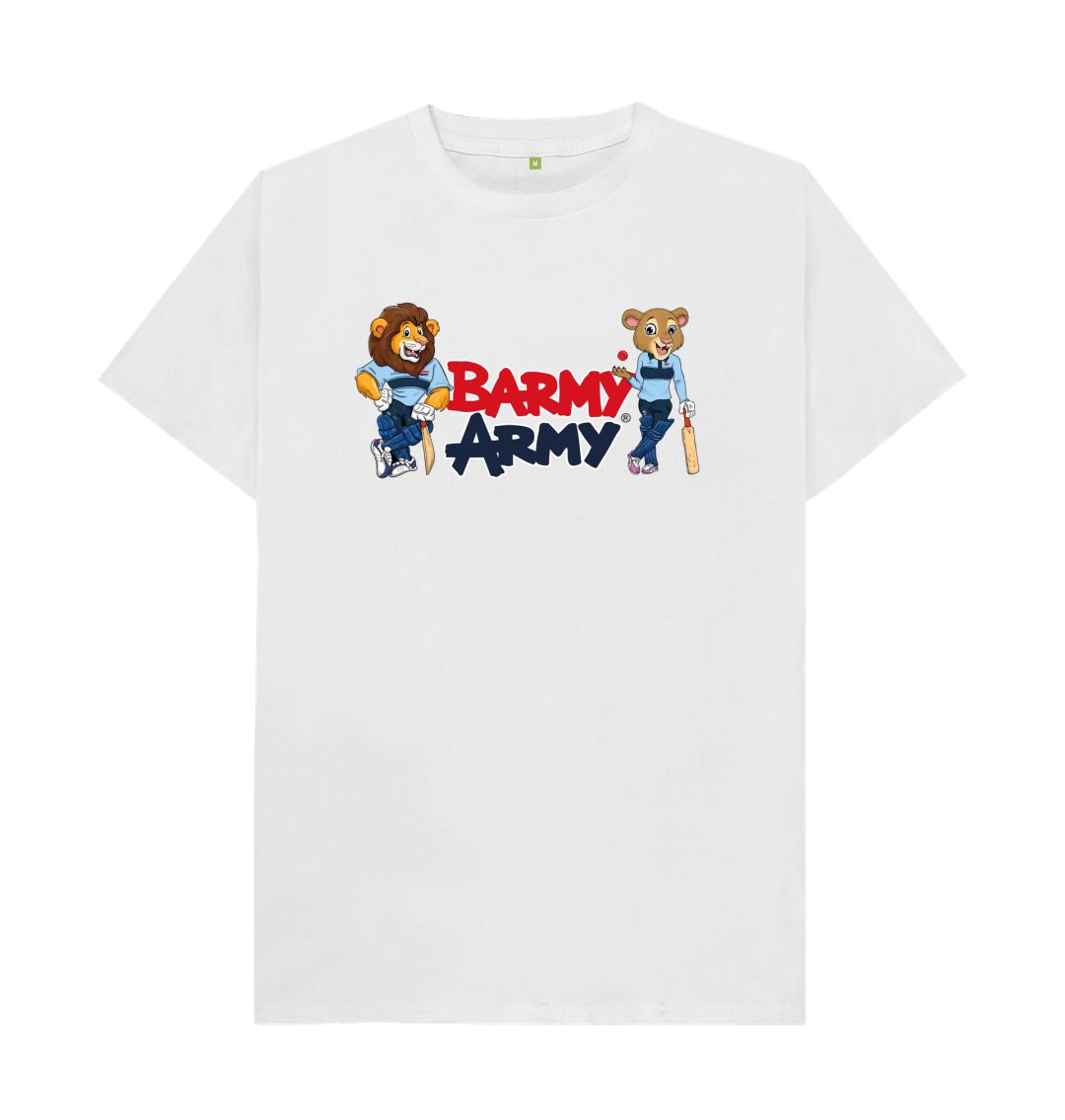 White Barmy Army Mascots Tee - Men's
