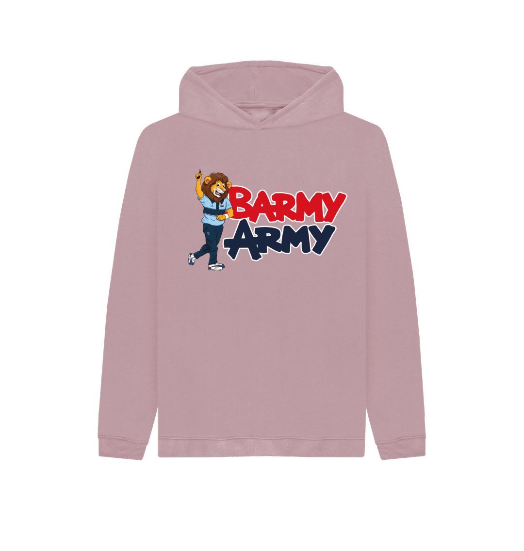 Mauve Barmy Army Mascot Send Off Hoody - Juniors