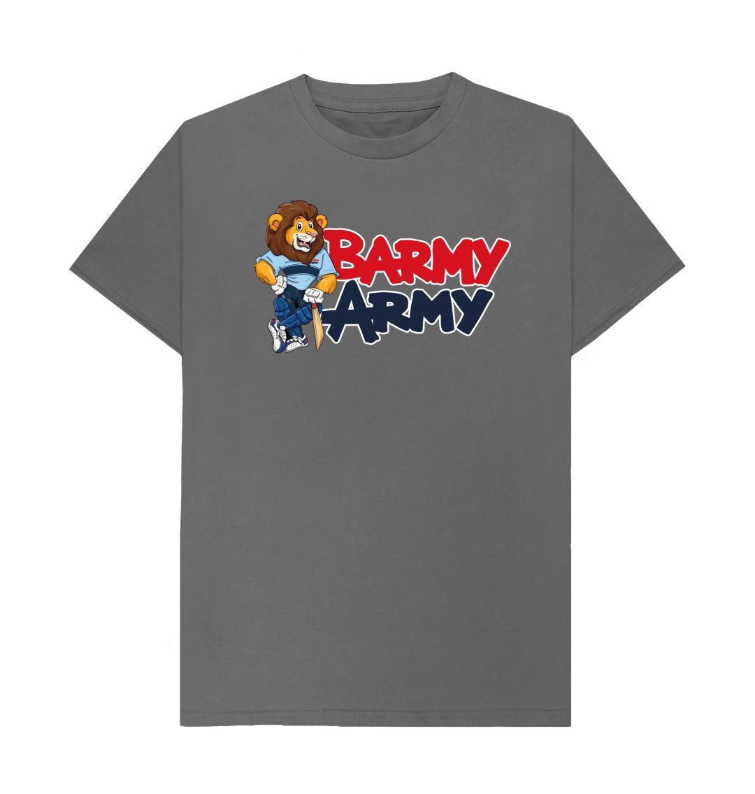 Slate Grey Barmy Army Mascot Tee -Men's