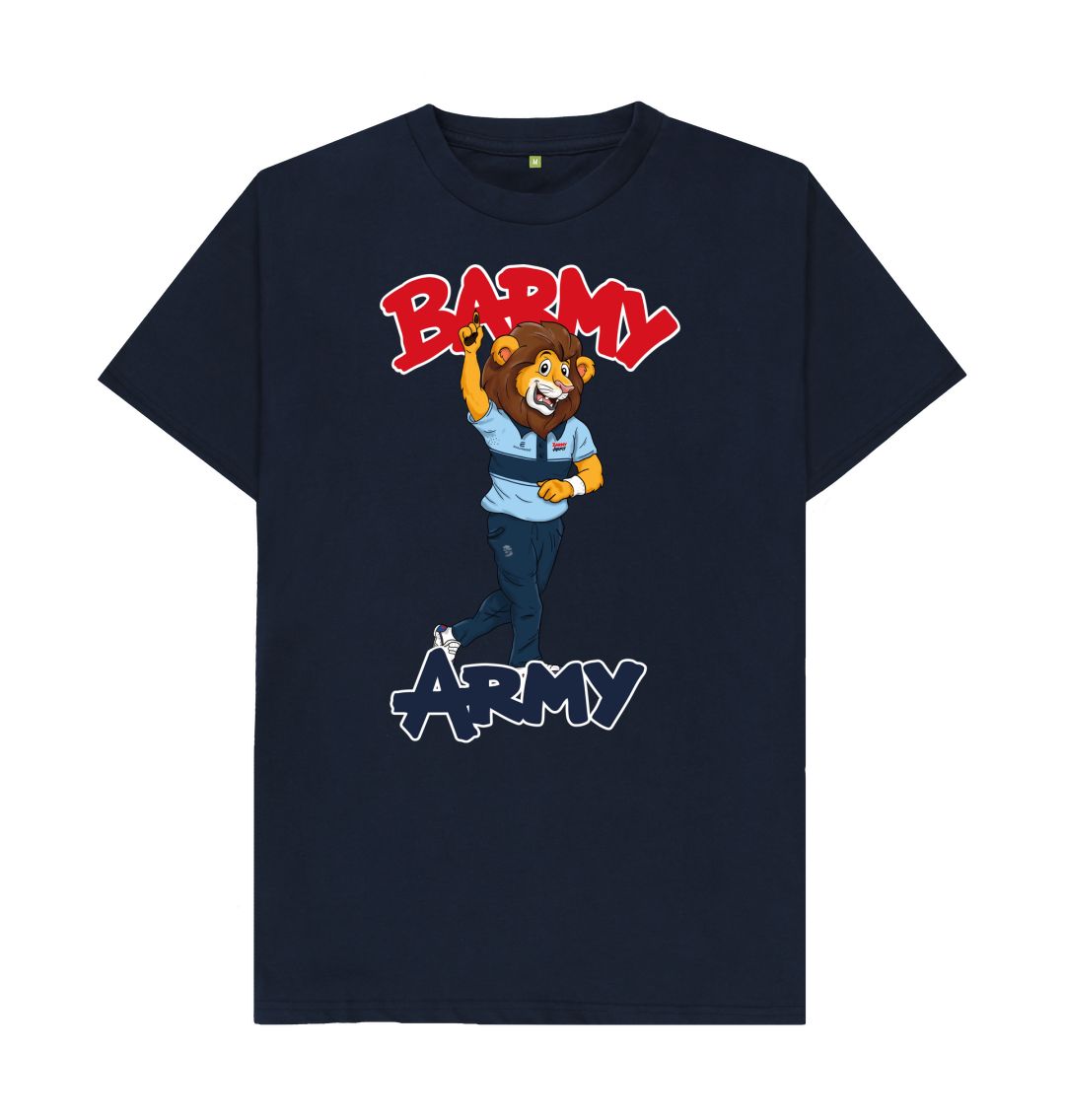 Navy Blue Barmy Army Mascot Send Off Tees - Men's