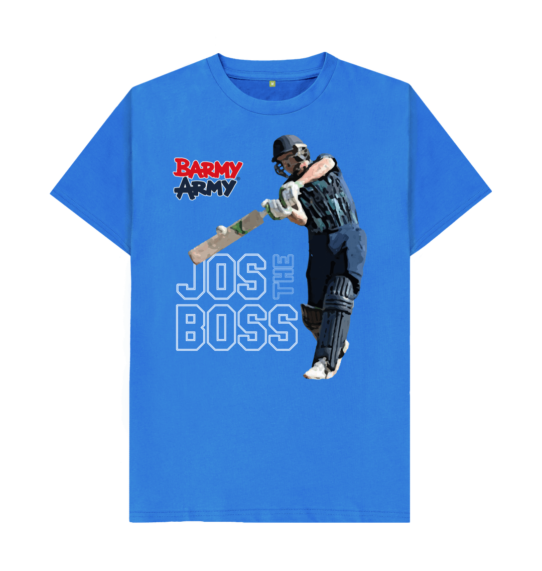 Bright Blue Barmy Army The Boss Tee - Mens