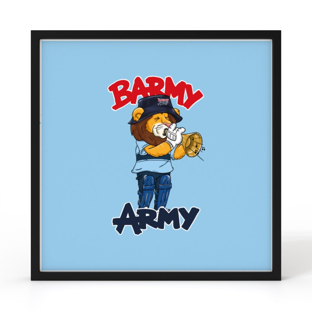 Barmy Army Trumpet Mascot Wall Art