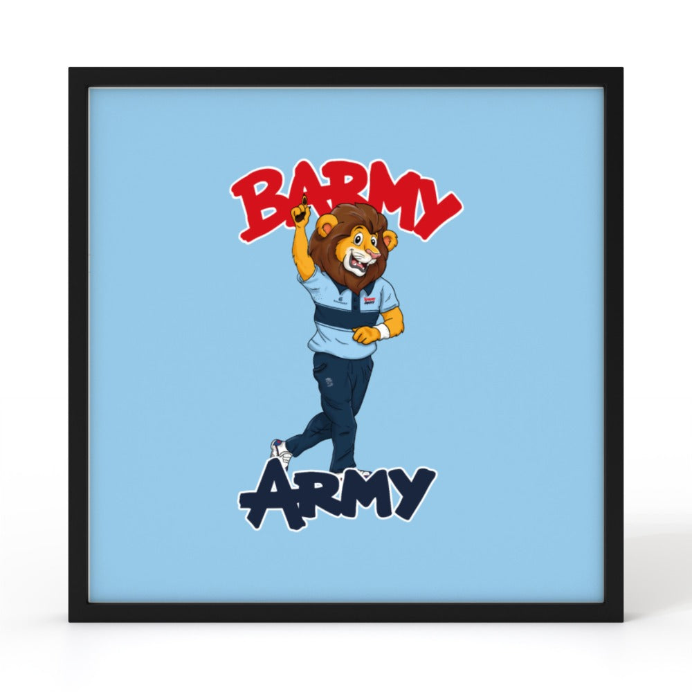Barmy Army Mascot Send Off Wall Art