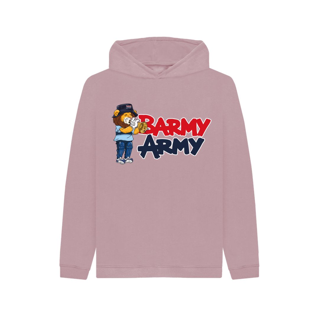 Mauve Barmy Army Trumpet Mascot Hoddy - Juniors