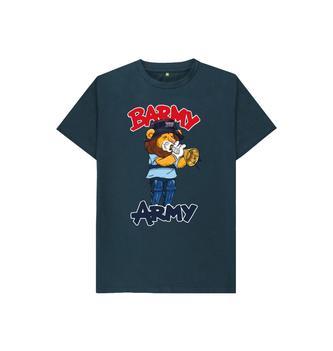 Denim Blue Barmy Army Trumpet Mascot Tees - Juniors