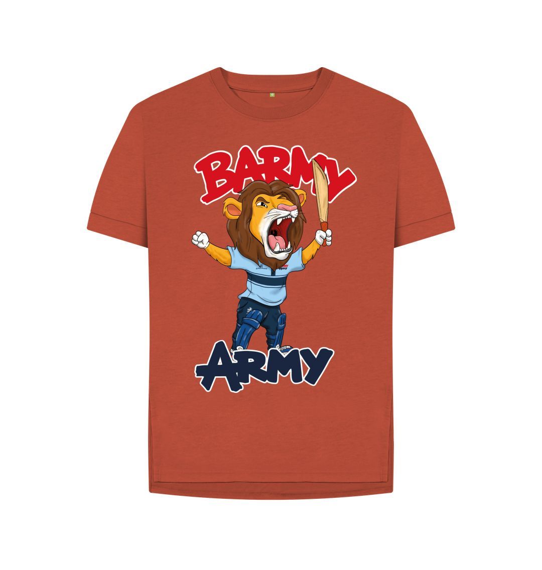 Rust Barmy Army Mascot Ton Up Tees - Ladies