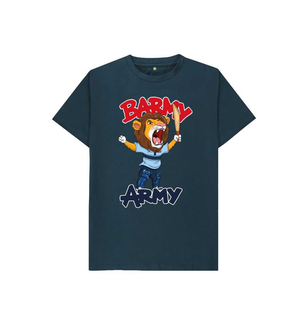 Denim Blue Barmy Army Mascot Ton Up Tees - Juniors